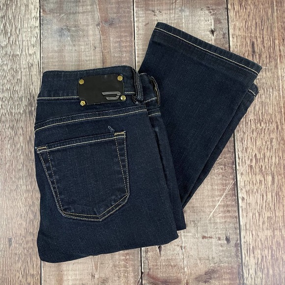 Diesel Denim - Diesel LOUVELY Dark Blue Jeans Women's Size W26 L32 (See Description for Inseam)
